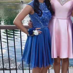 COPY - Sherri Hill blue dress 00